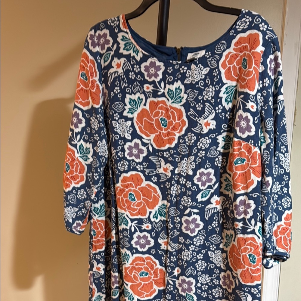 Old Navy Blue Floral Dress